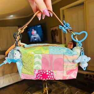 Authentic Discontinued Rare Coach multicolor patchwork bag💚